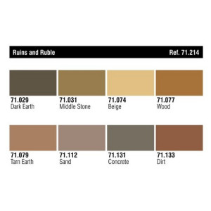 Vallejo 71214 Ruins & Rubble sets