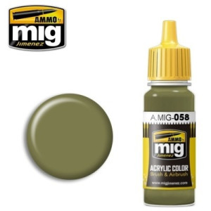 AMIG 058 LIGHT GREEN KHAKI AMMO of Mig