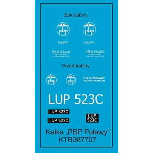 PBP PUŁAWY zakład budowlany kalkomania KoTeBi KTB087707