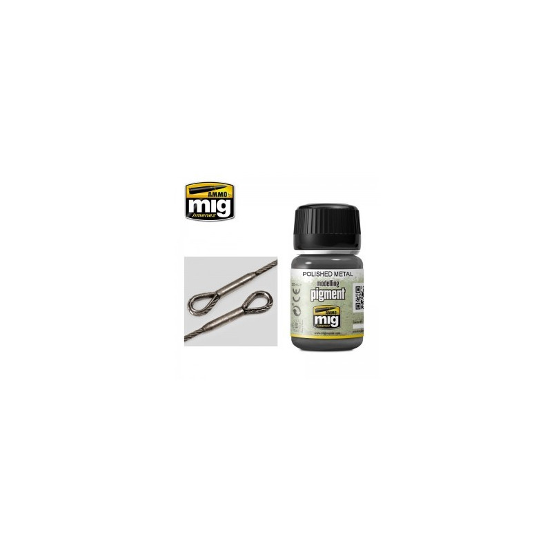 AMIG 3021 Polished Metal Pigment AMMO of Mig