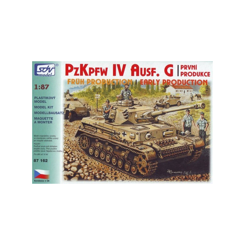 Czołg PzKpfw IV Ausf. G wczesna wersja SDV Model SDV87162
