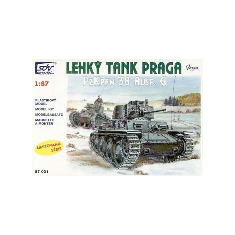 Czołg lekki Praga PzKpfw 38(t) Ausf. G SDV Model SDV87001