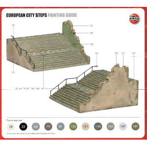European city steps - schody miejskie AIRFIX 75017