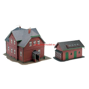 Dom osiedlowy z budynkiem gospodarczym KIBRI 38192