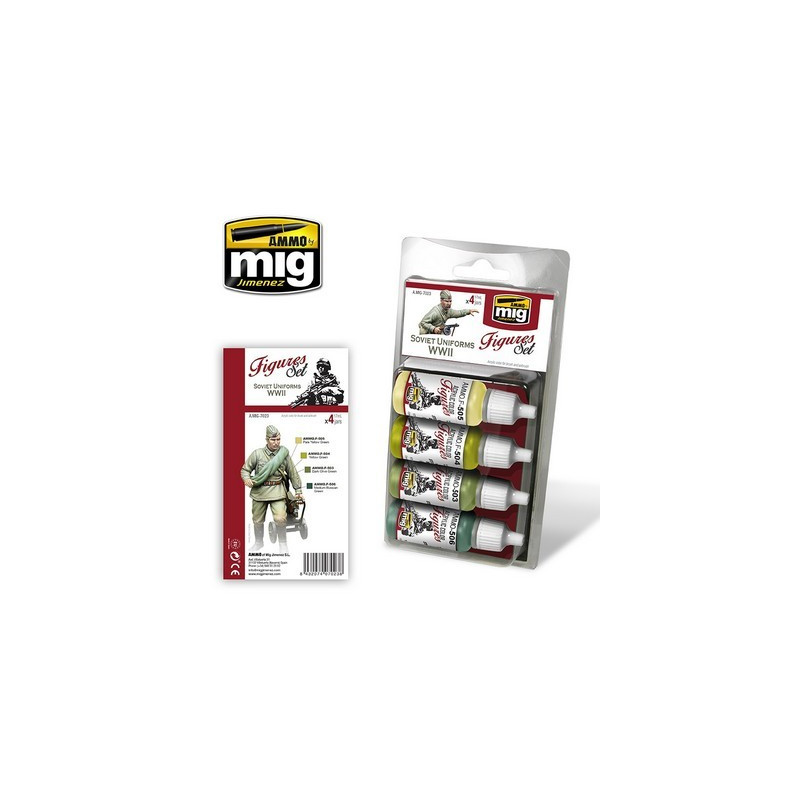 AMIG 7023, Soviet Uniforms WWII, AMMO of Mig