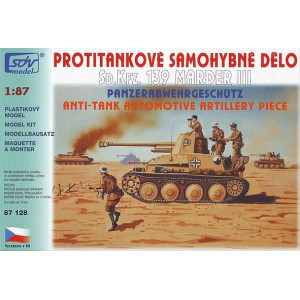 Niszczyciel czołgów Sd.Kfz. 139 Marder III SDV Model SDV87128