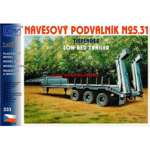 Naczepa niskopodwoziowa ZREMB N25.31 SDV333 SDV Model