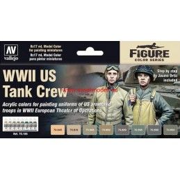 Vallejo 70186 WWII US Tank Crew Set