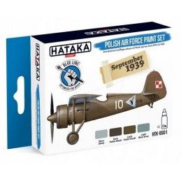 Hataka Hobby HTK-BS01 Polish Air Force paint Set