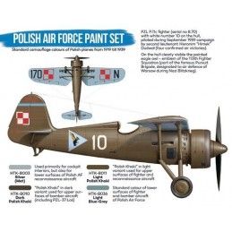 Hataka Hobby HTK-BS01 Polish Air Force paint Set