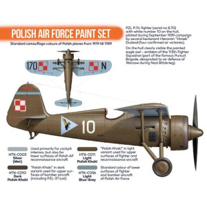 Hataka Hobby HTK-CS01 Polish Air Force paint set