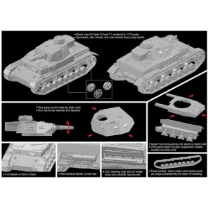 Czołg średni Pz.Kpfw. IV ausf. F1 Dragon 7560