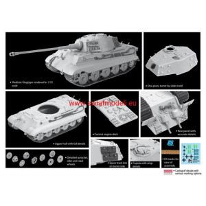 Czołg ciężki Pz.Kpfw VI ausf. B Tiger II Dragon 7558