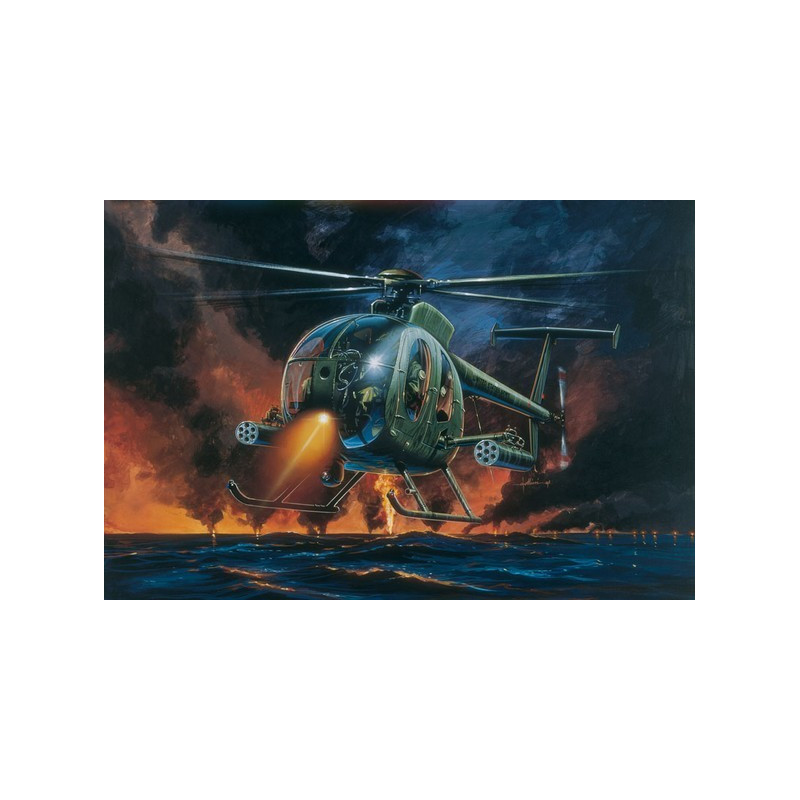 Lekki śmigłowiec AH-6 Night Fox Italeri 0017
