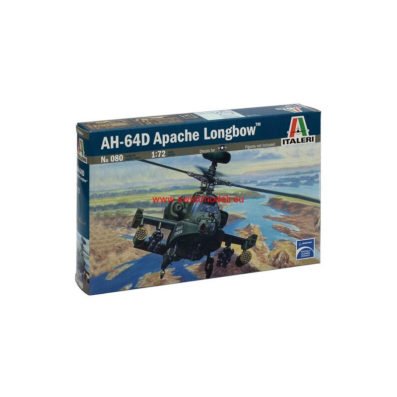 Śmigłowiec szturmowy AH-64 D Apache Longbow Italeri 080