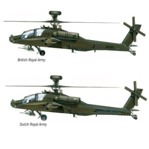 Śmigłowiec szturmowy AH-64 D Apache Longbow Italeri 080