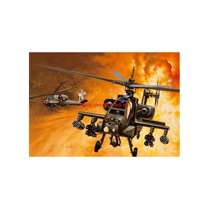 Śmigłowiec szturmowy AH-64 Apache Italeri 159