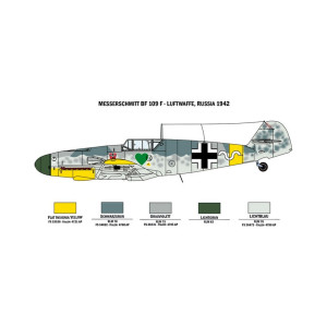 BF109 / FW-190 War Thunder 2 modele samolotów myśliwskich Italeri 35101
