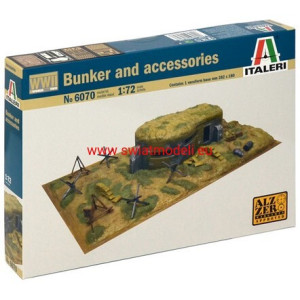 Bunkier z zasiekami diorama Italeri 6070