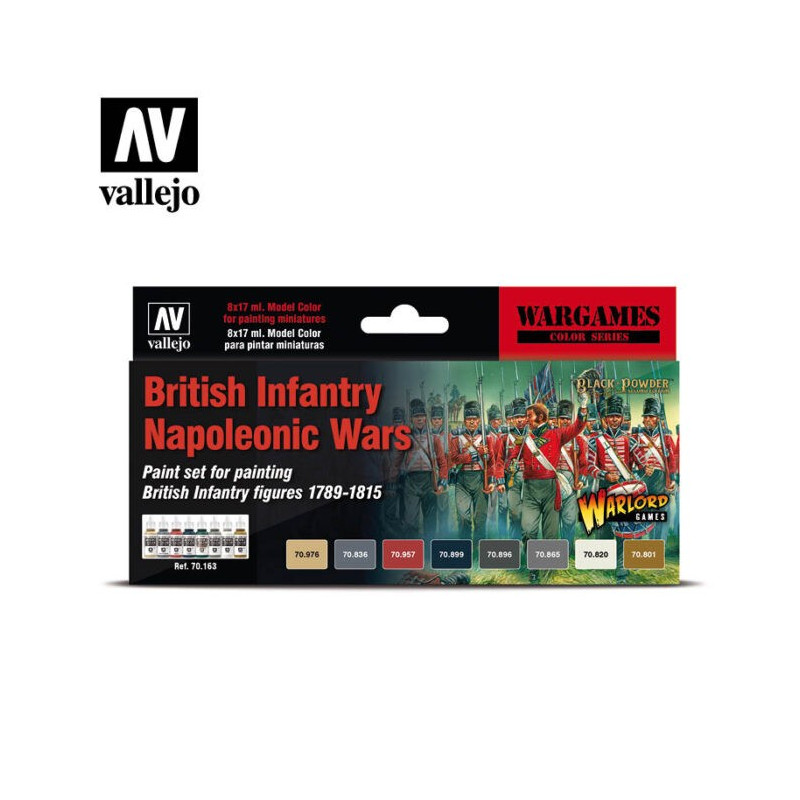 Vallejo 70163 British Infantry Napoleonic Wars