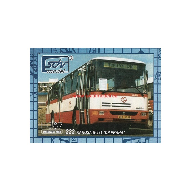 Autobus Karosa B-931 SDV Model SDV222