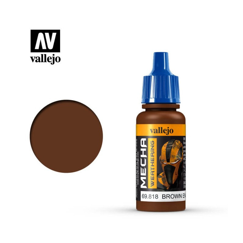 Vallejo 69818 Brown Engine Soot Matt