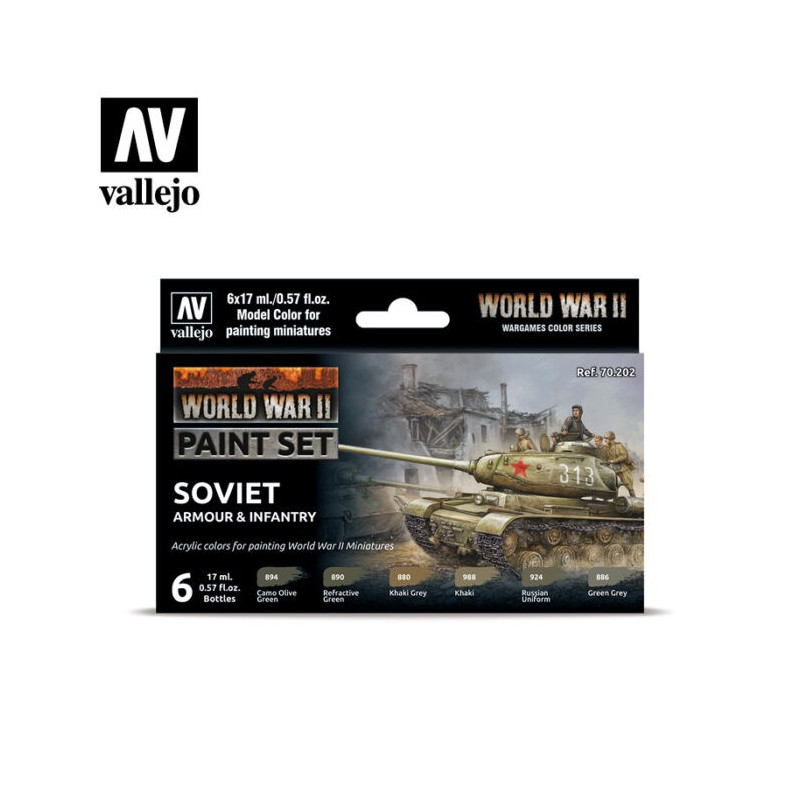 Vallejo 70202 WWII Soviet Armour & Infantry