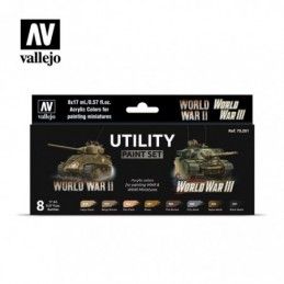 Vallejo 70201 Utility Paint Set WWII & WWIII
