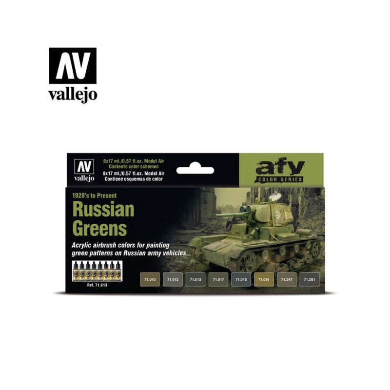 Vallejo 71613 Russian Greens (1928’s to Present)