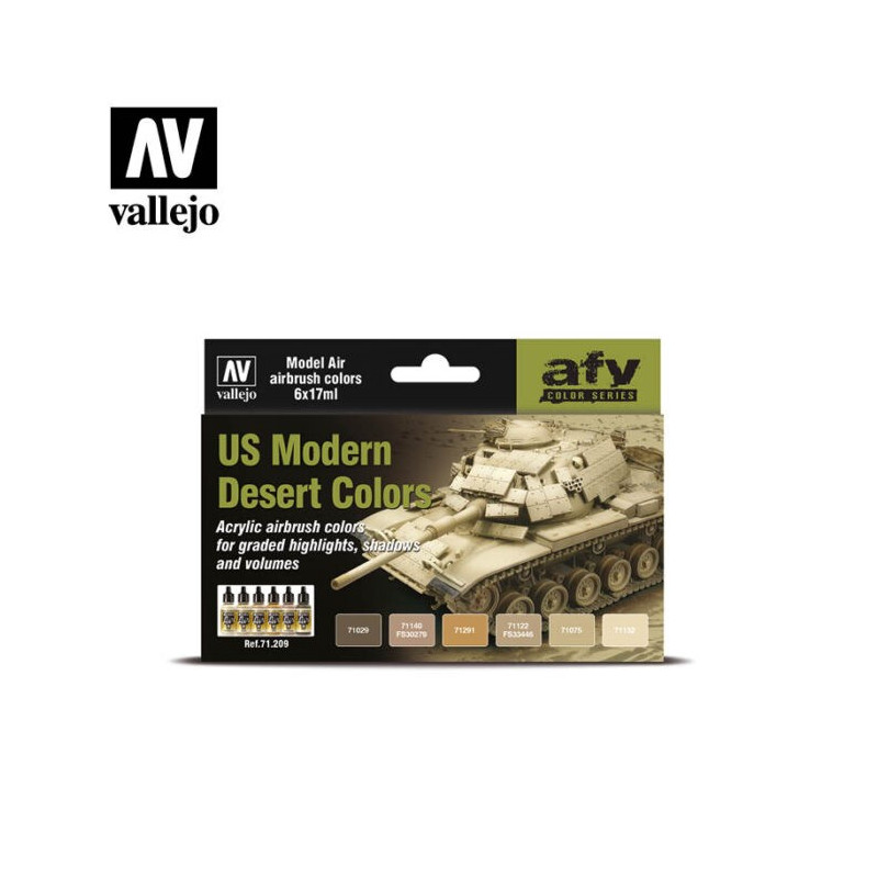 Vallejo 71209 US Modern Desert Colors