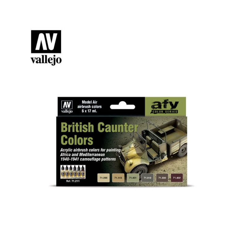 Vallejo 71211 British Caunter Colors