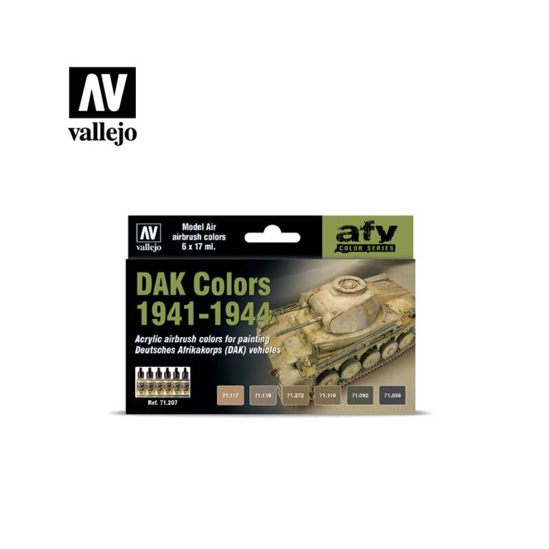 Vallejo 71207 DAK Colors 1941-1944