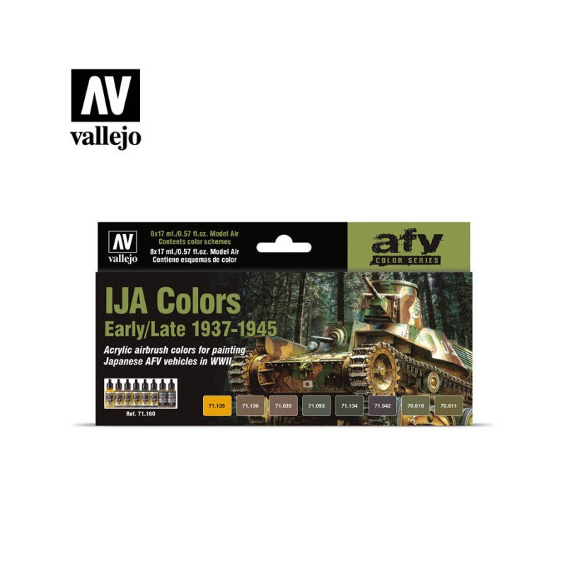 Vallejo 71160 IJA Colors Early / Late 1937-1945