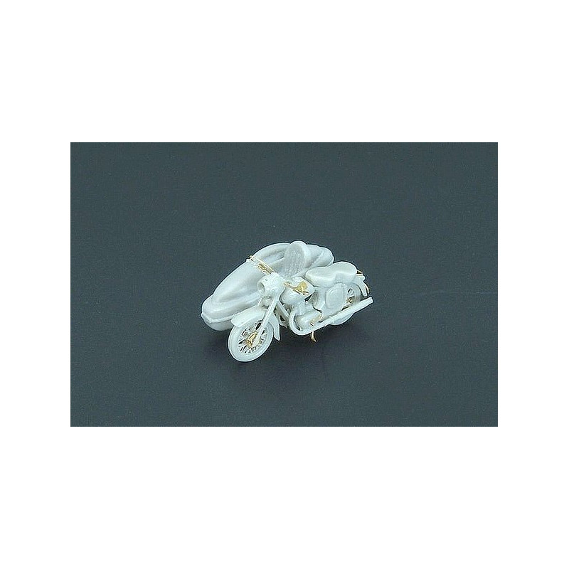 Motor JAWA 250 Kyvacka z przyczepą Velorex 560 Hauler HLR87194