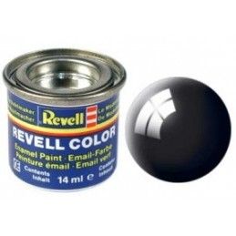 Revell ENAMEL 007, Black, RAL 9005, połysk