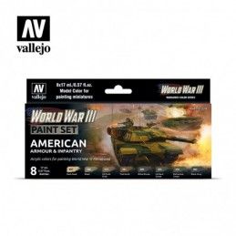 Vallejo 70220 WWIII American Armour & Infantry