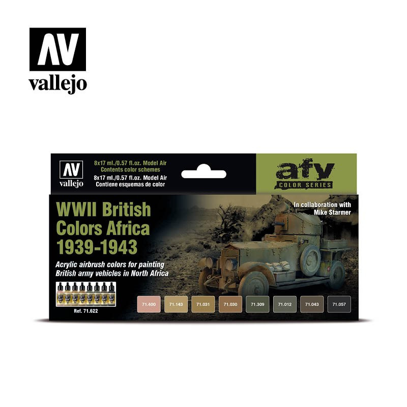 Vallejo 71622 WWII British Colors Africa 1939-1943
