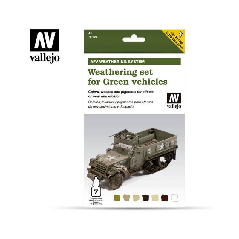 Vallejo 78406 Weathering for Green Vehicles