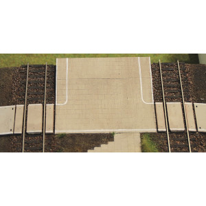 Peron zakończenie z przejściem przez tory szerokość 45 mm KoTeBi KTB087390