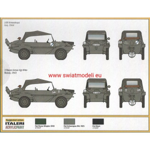 Kfz. II VW typ 166 Schwimmwagen Italeri 0313