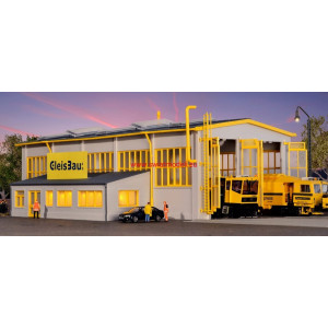 Lokomotywownia, wagonownia, dwustanowiskowa, Kibri 39324