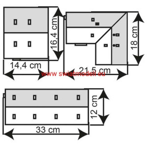 Biura i garaże THW Kibri 39211