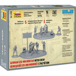 120 mm niemiecki moździerz z obsługą Zvezda 6268