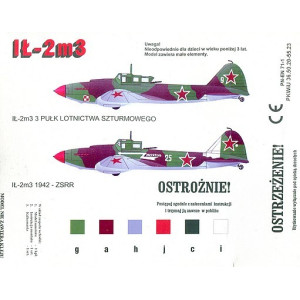 Samolot szturmowy Ił-2m3 Plastyk S-041