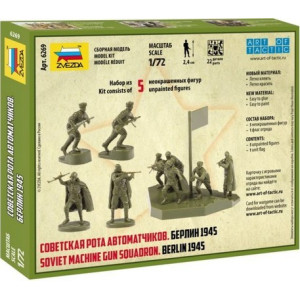 Radzieccy żołnierze drużyna z bronią maszynową Zvezda 6269