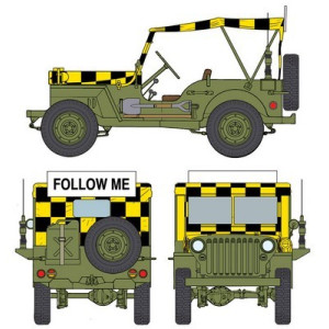 Samochód terenowy Jeep Willys "Follow me" Italeri 70390