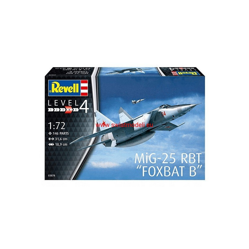 MiG-25 RBT FOXBAT B REVELL 03878