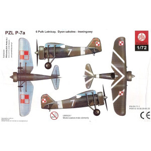 Samolot myśliwski PZL P-7a Plastyk S-044