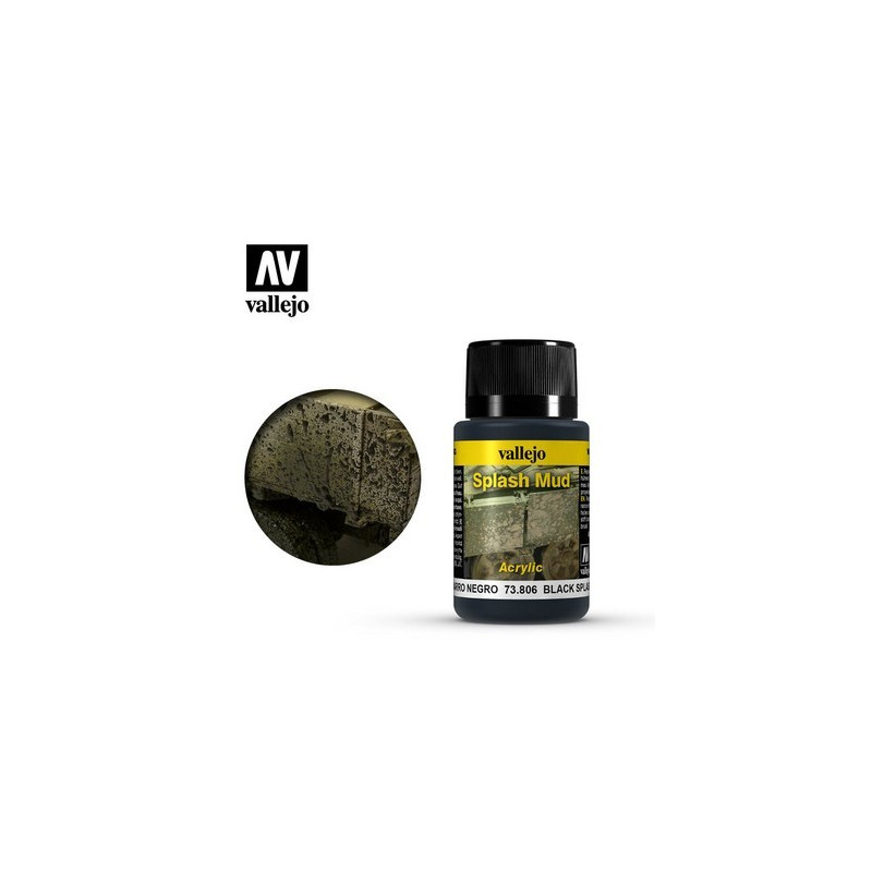 Vallejo 73806 Black Splash Mud