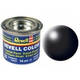 Revell ENAMEL 302, Black, RAL 9005, półmat